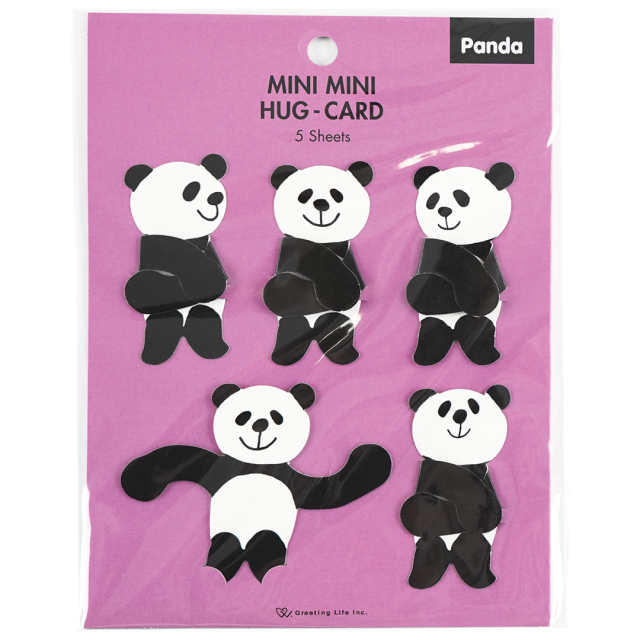 Minikort Panda 5-pak