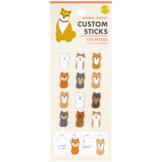 Stickers Shiba 120-pak