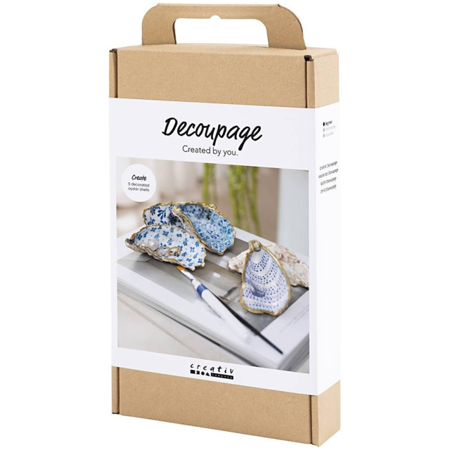DIY Découpage-kit Østersskal
