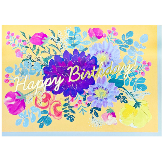 Lykønskningskort Dahlia