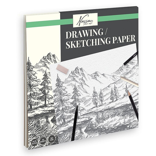 Skitsepapir 29,7x29,7 cm 180g