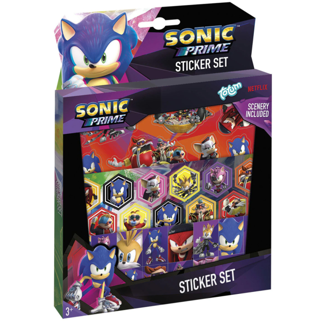 Sonic klistermærkesæt