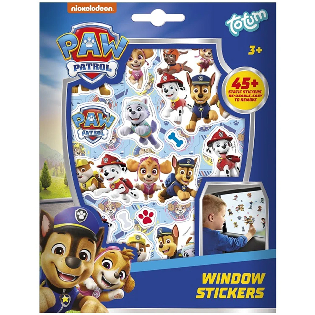 Paw Patrol vinduesklistermærker (3 år+)
