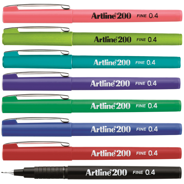 Fineliner 200 0.4 mm 8-pak