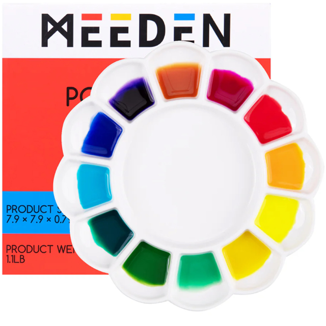 Porcelænspalet Rund 20 cm