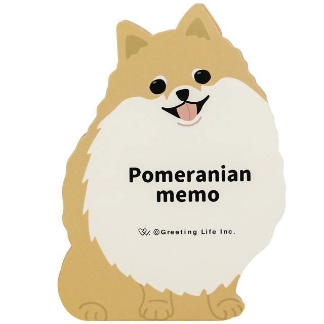 Pomeranian Memo Notesblok