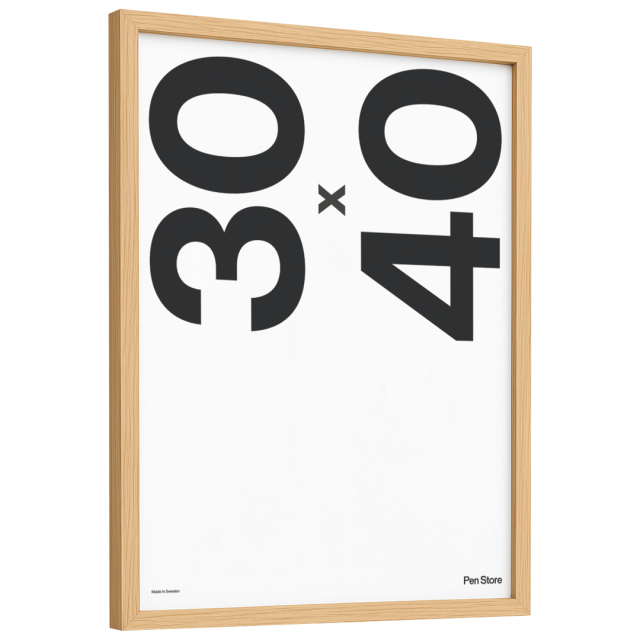 Ramme i eg 30x40 cm