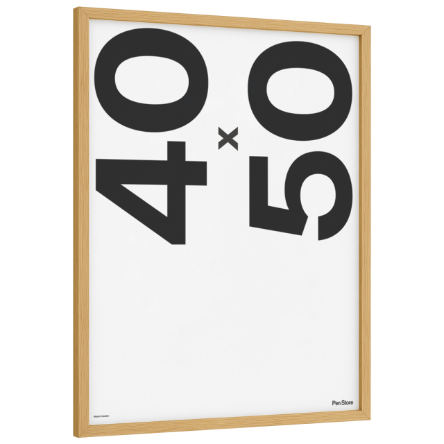 Ramme i eg 40x50 cm