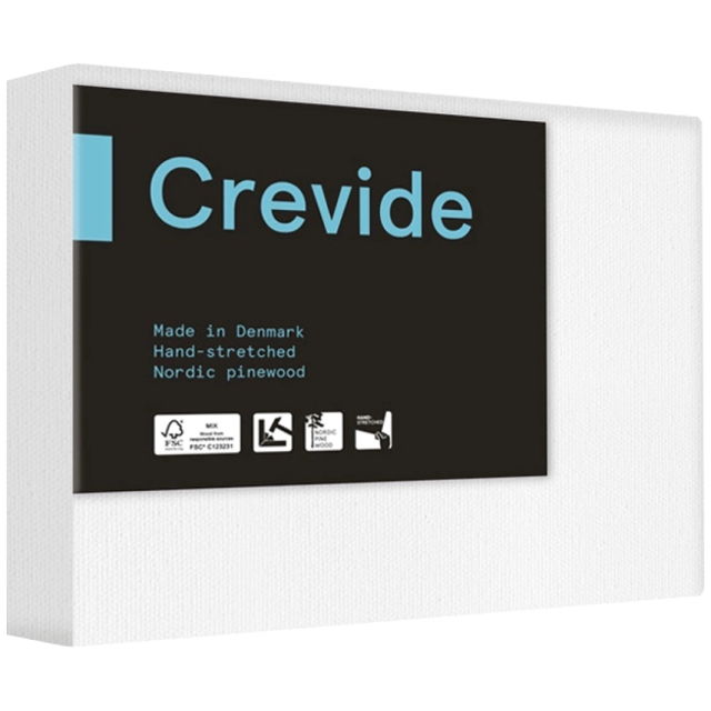 Dyb 3D lærred Bomuld/Polyester 24x19