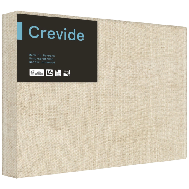 Dyb 3D lærred Naturlighør 41x33