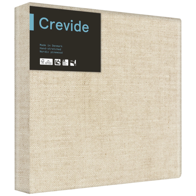 Dyb 3D lærred Naturlighør 40x40