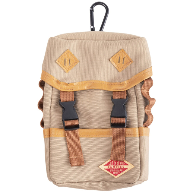 Opbevaringstaske Mini Backpack Pouch Beige