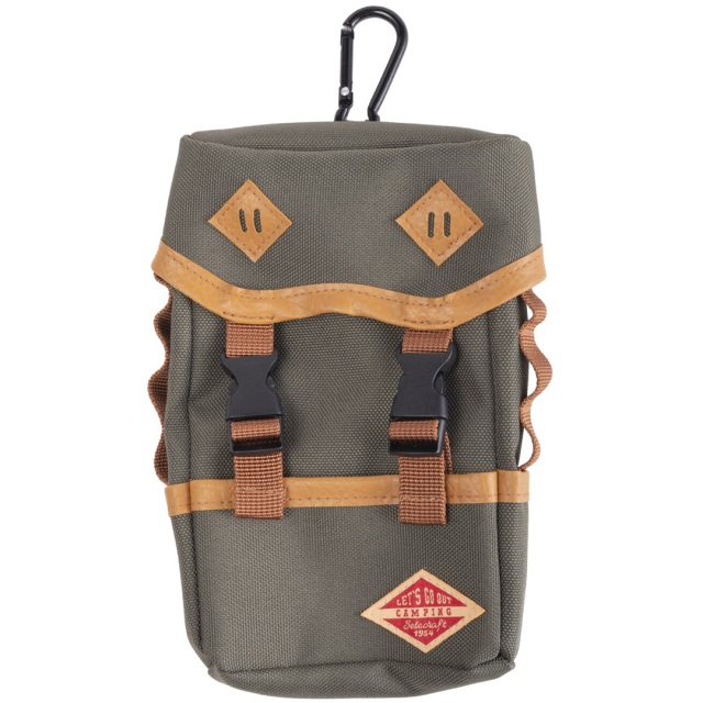 Opbevaringstaske Mini Backpack Pouch Khaki