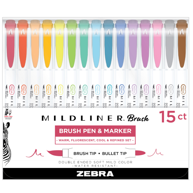 Mildliner Brush 15-pak Friendly 
