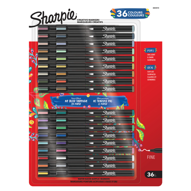 Creative Marker Fine Tip 36‑pakke