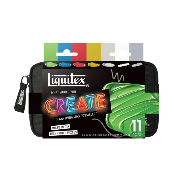Akrylmaling Basics Mixed Media Set 5x22 ml