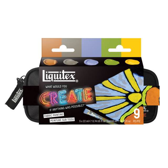 Akrylmaling Basics Fabric Painting 5 x 22 ml