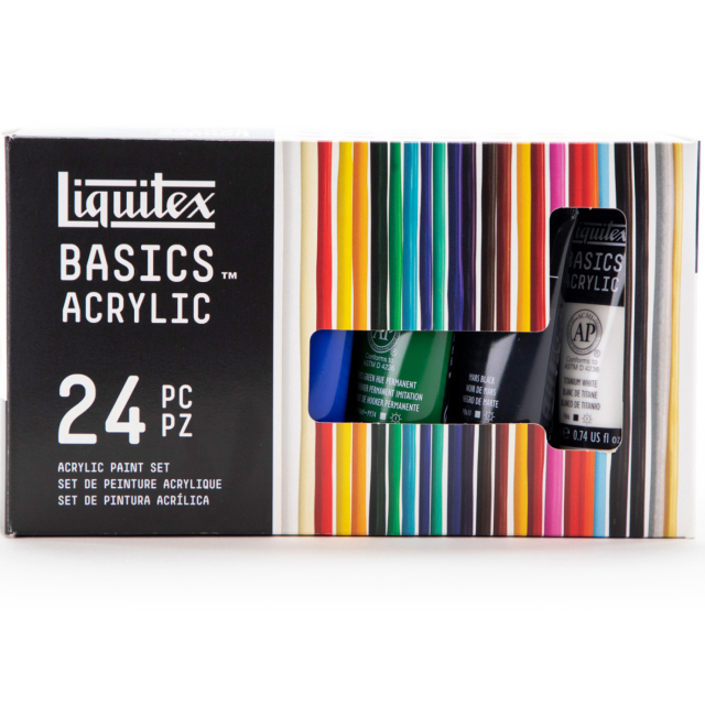 Akrylmaling Basics Set 24x22 ml