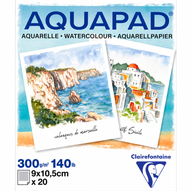 Aquapad akvarelblok 9x10,5 cm