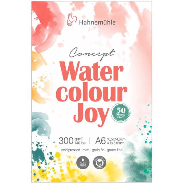 Akvarelblok Joy 300g A6