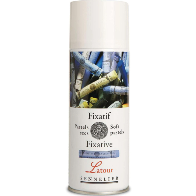 Fixativ til blød pastel 400 ml