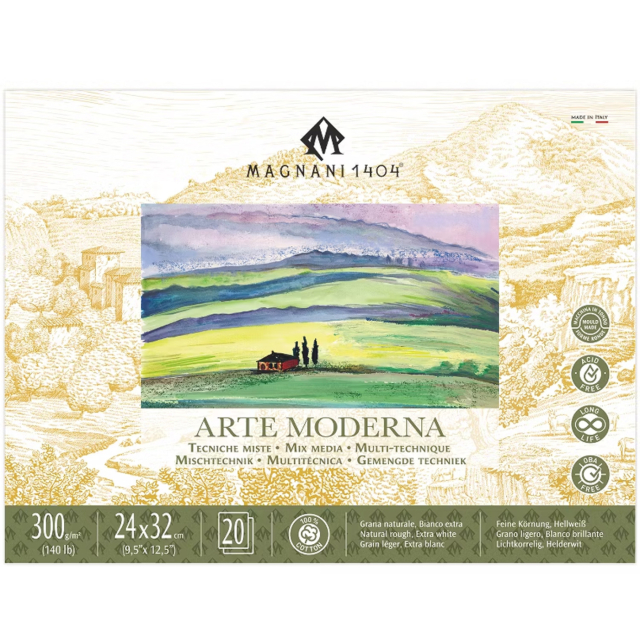 Mixed Media Pad Arte Moderna 300g 24x32 cm