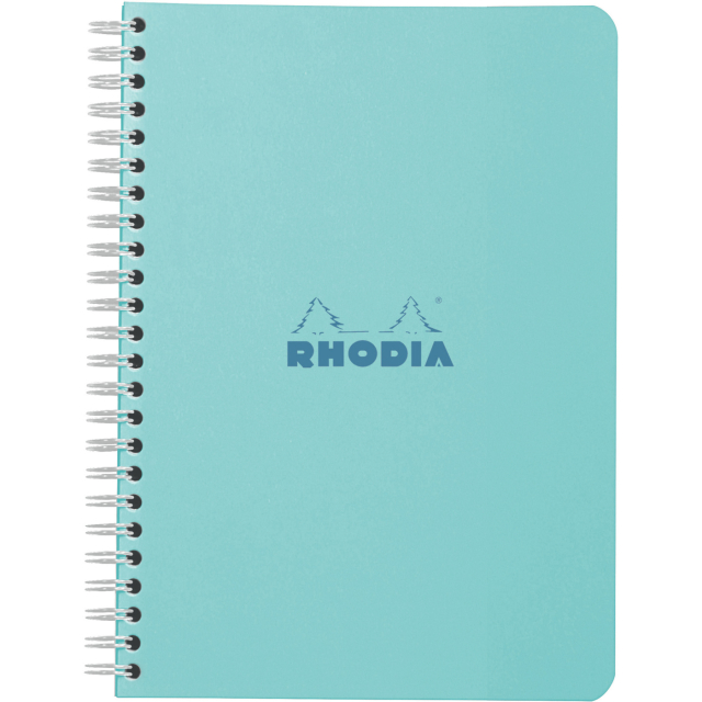 Notebook Spiral Azure A5 Linjeret