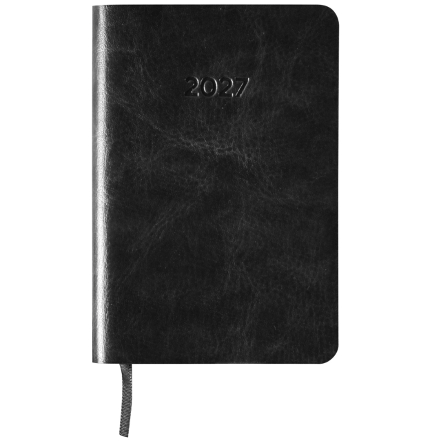 Kalender Björn 2027 Mini Weekly Horisontell Sort