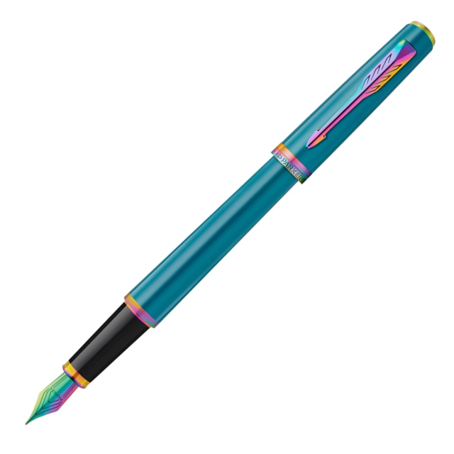 Meridian Teal/Rainbow Fyldepen