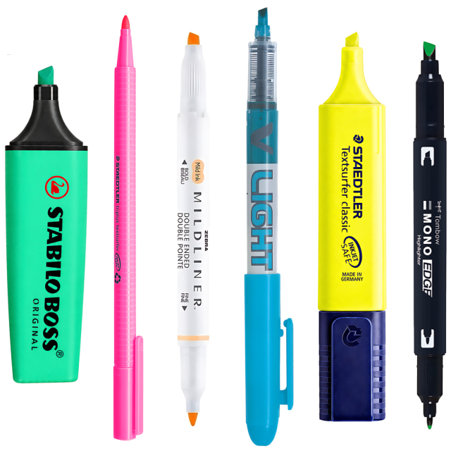 Sample kit Neon highlightere