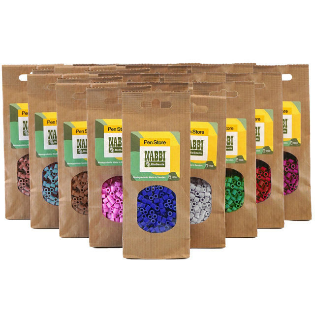 BioBeads Rørperler Midi Set 20 000 stk