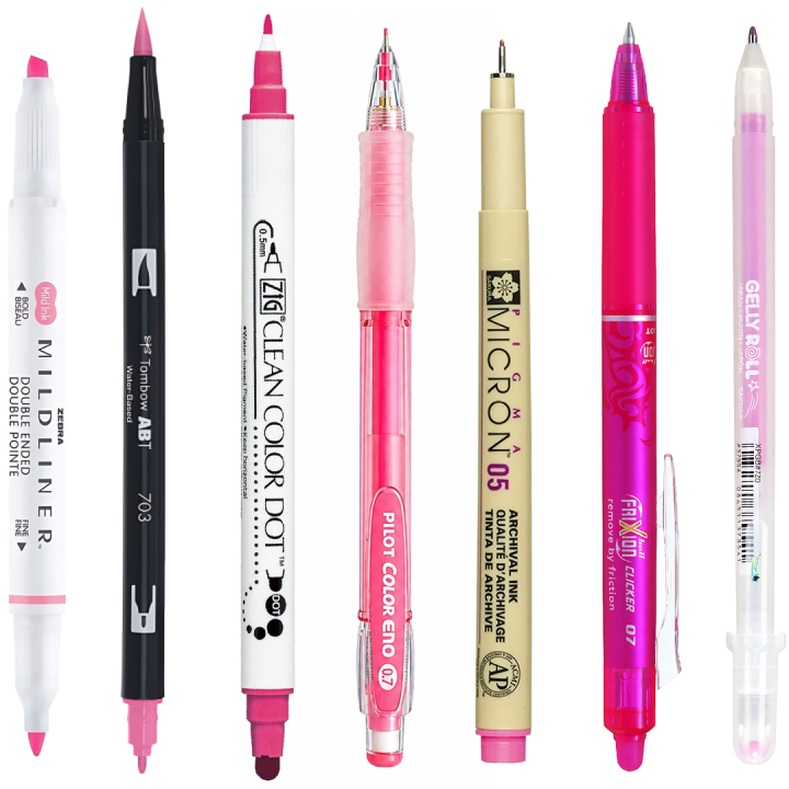 Sample kit Rosa i gruppen Shop by colour / Shop by Colour: Rosa hos Pen Store (sample02_set)
