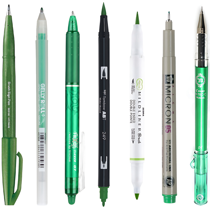 Sample kit Grøn i gruppen Selected / Sample kits hos Pen Store (sample09_set)