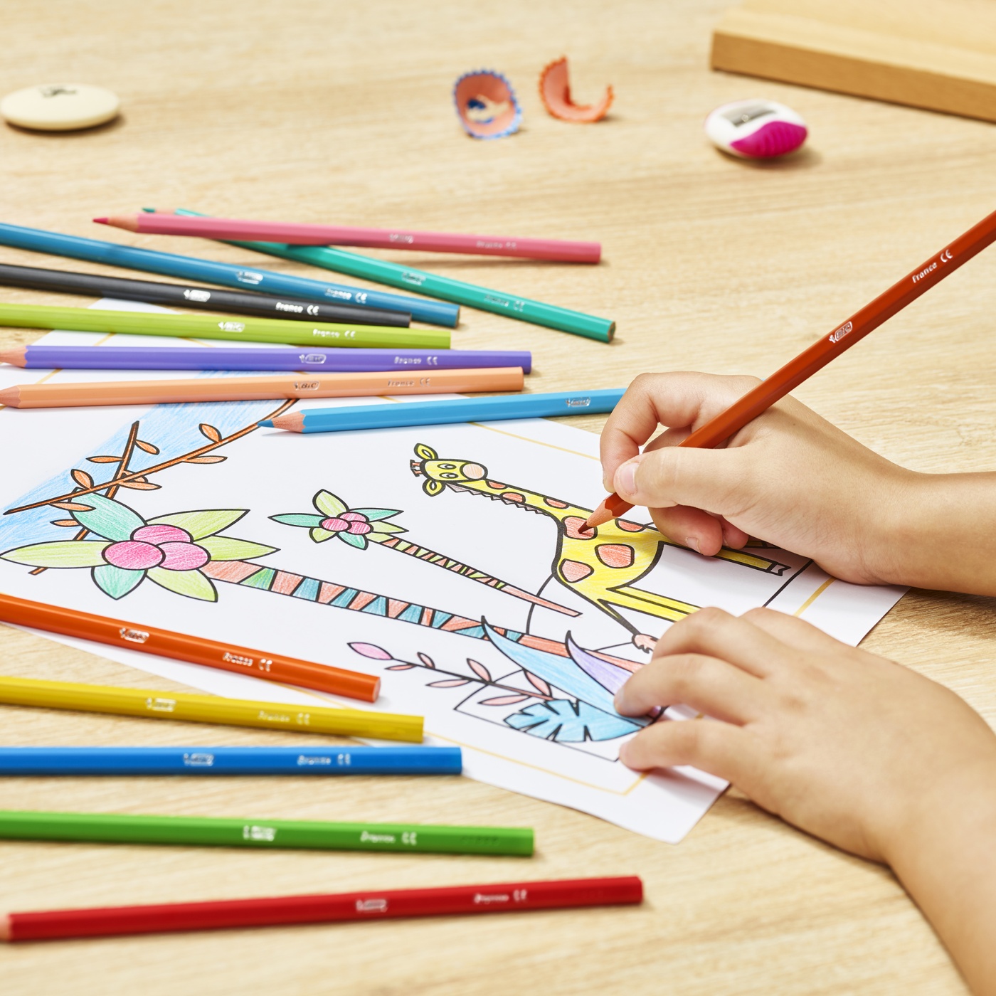 Kids Tropicolors Farvepenne 24-pak i gruppen Kids / Børnepenne / Farvepenne for børn hos Pen Store (100241)