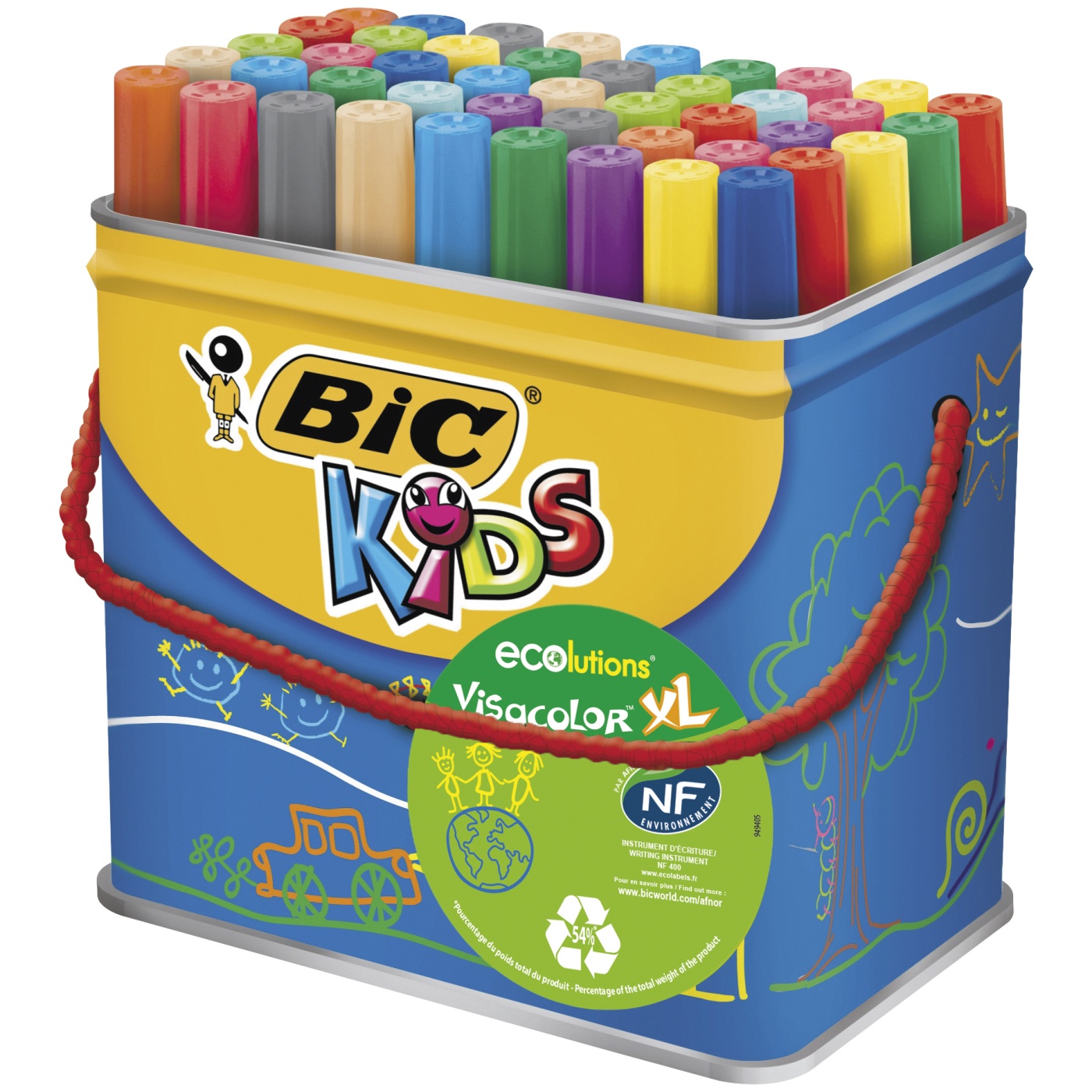 Kids Visacolor XL Tuschpenne 48-pak i gruppen Kids / Børnepenne / 3 år+ hos Pen Store (100249)