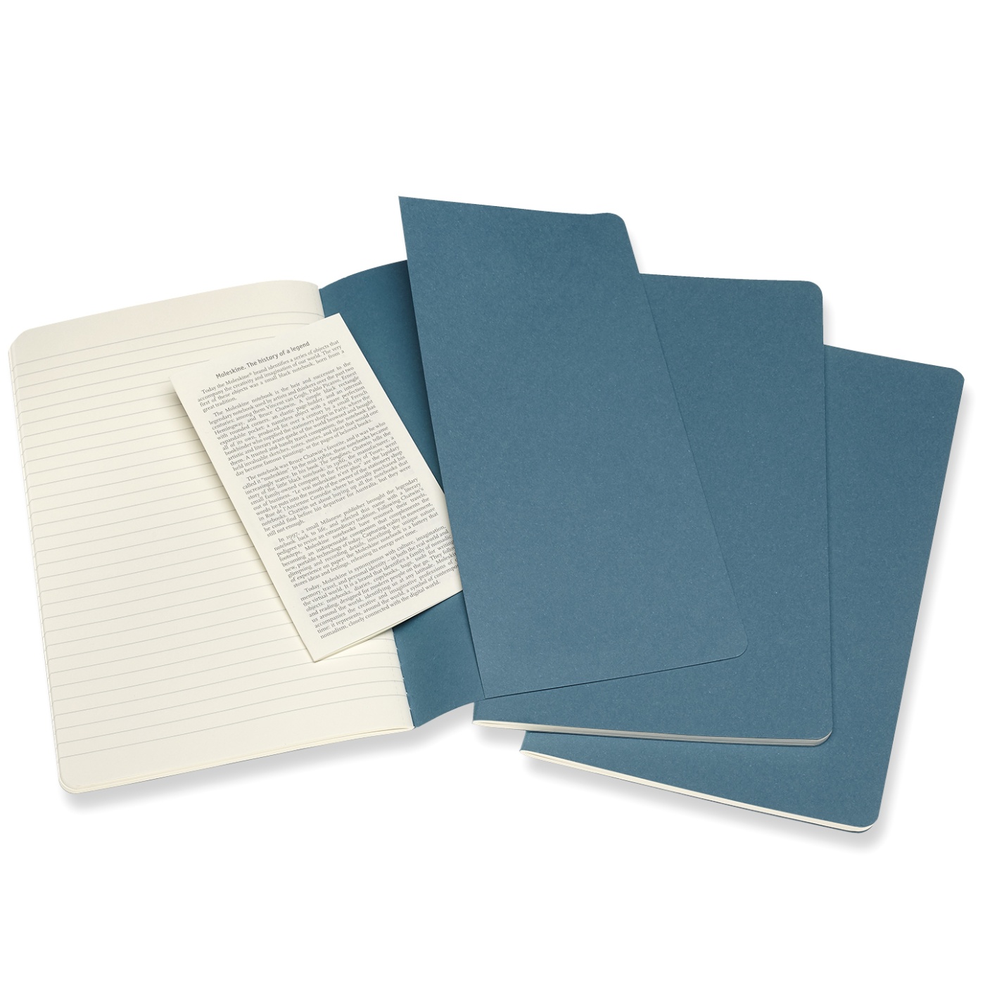 Cahier Large Brisk Blå Ruled i gruppen Papir & Blok / Skriv og noter / Skriveblokke og hæfter hos Pen Store (100330)