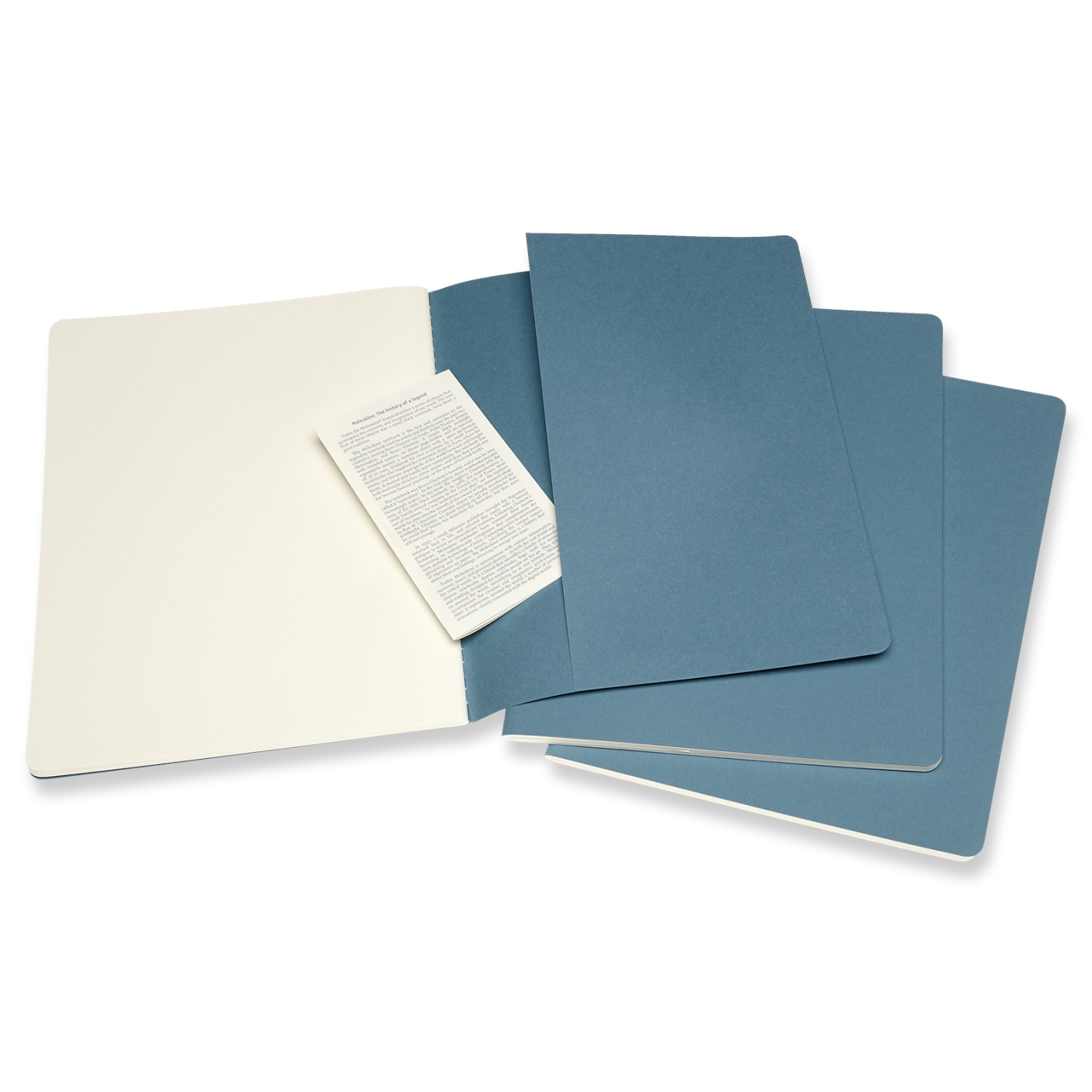 Cahier XL Brisk Blå Plain i gruppen Papir & Blok / Skriv og noter / Skriveblokke og hæfter hos Pen Store (100331)