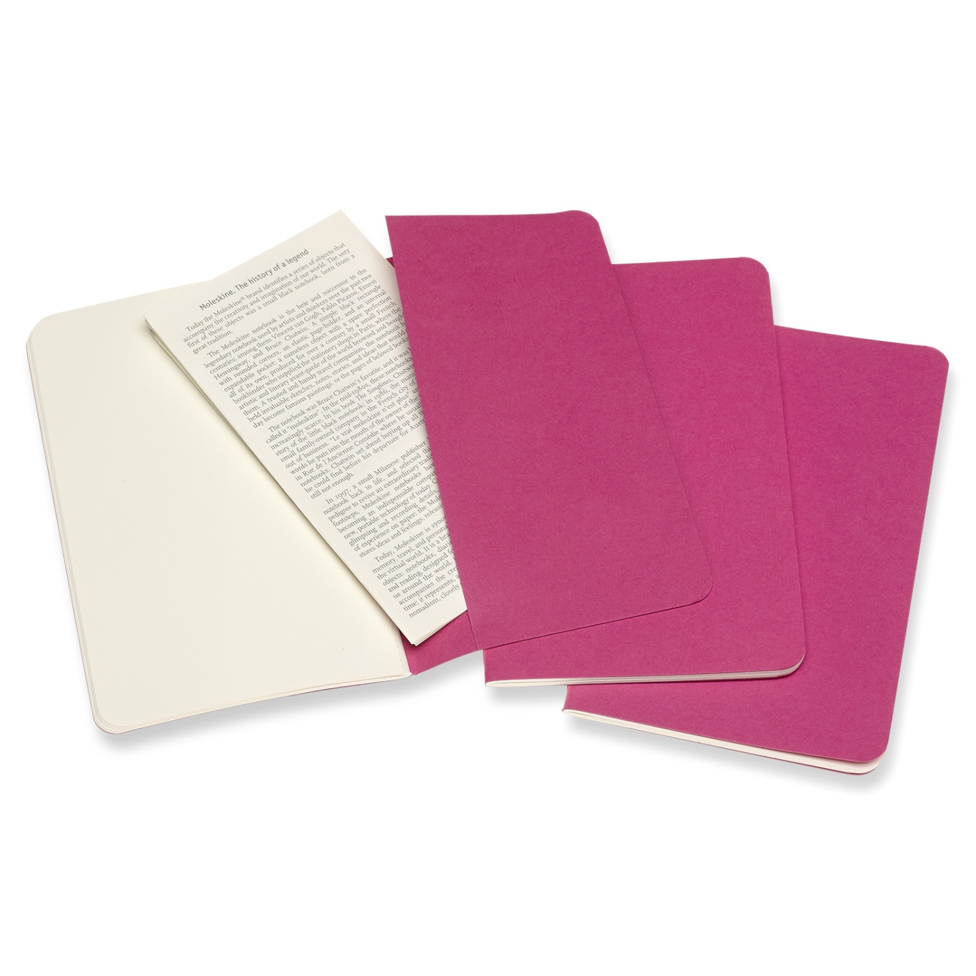 Cahier Pocket Pink Plain i gruppen Papir & Blok / Skriv og noter / Skriveblokke og hæfter hos Pen Store (100332)