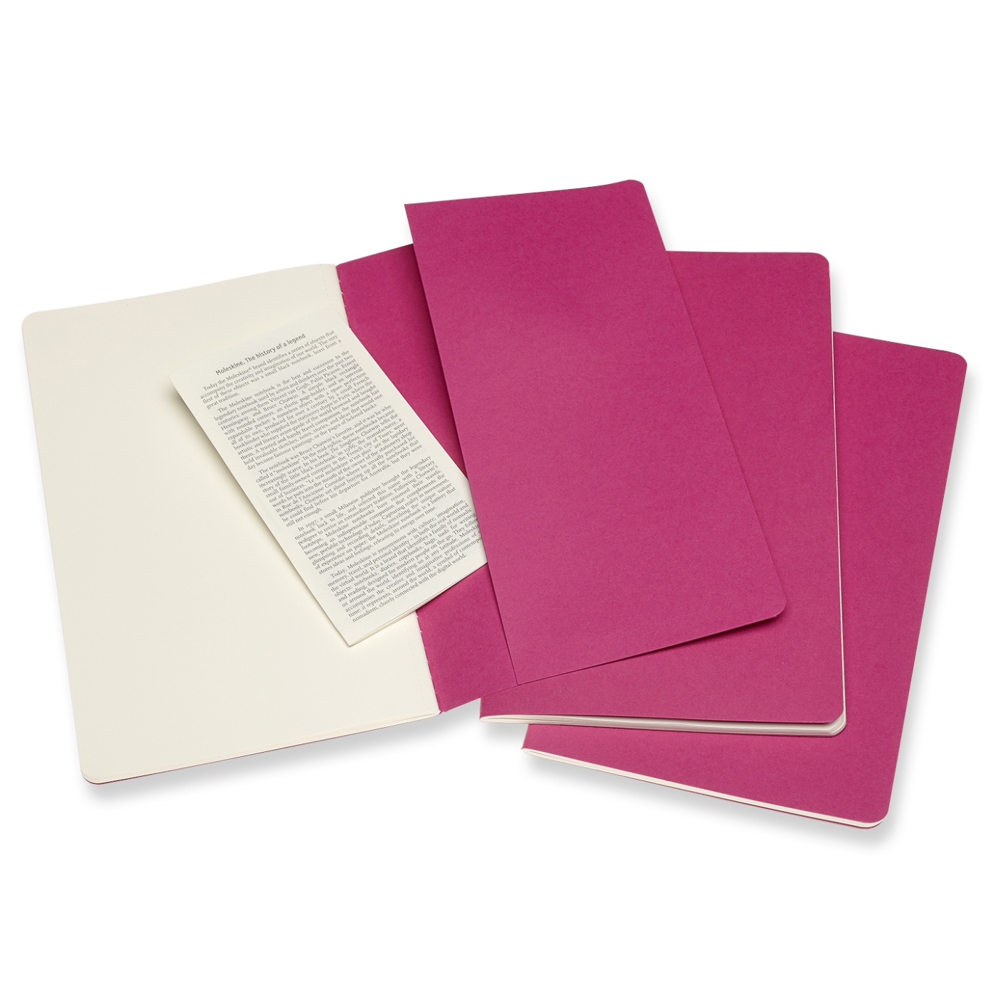 Cahier Large Pink Plain i gruppen Papir & Blok / Skriv og noter / Skriveblokke og hæfter hos Pen Store (100333)