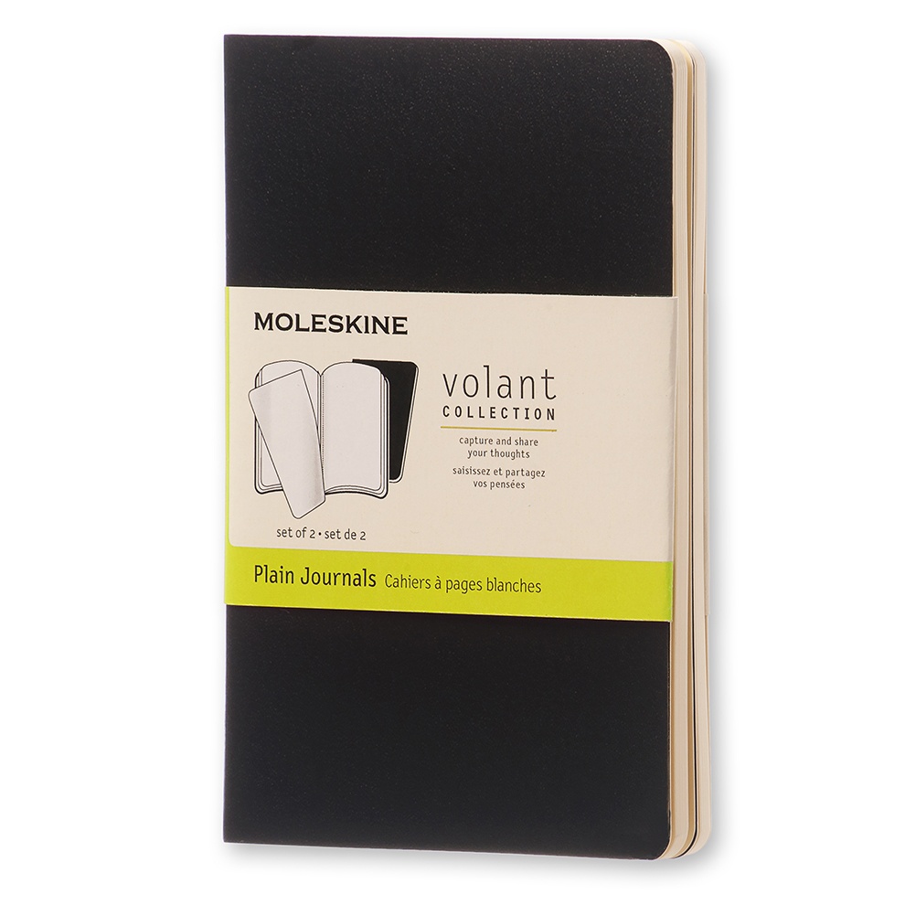 Volant Pocket Sort i gruppen Papir & Blok / Skriv og noter / Notesbøger hos Pen Store (100340_r)