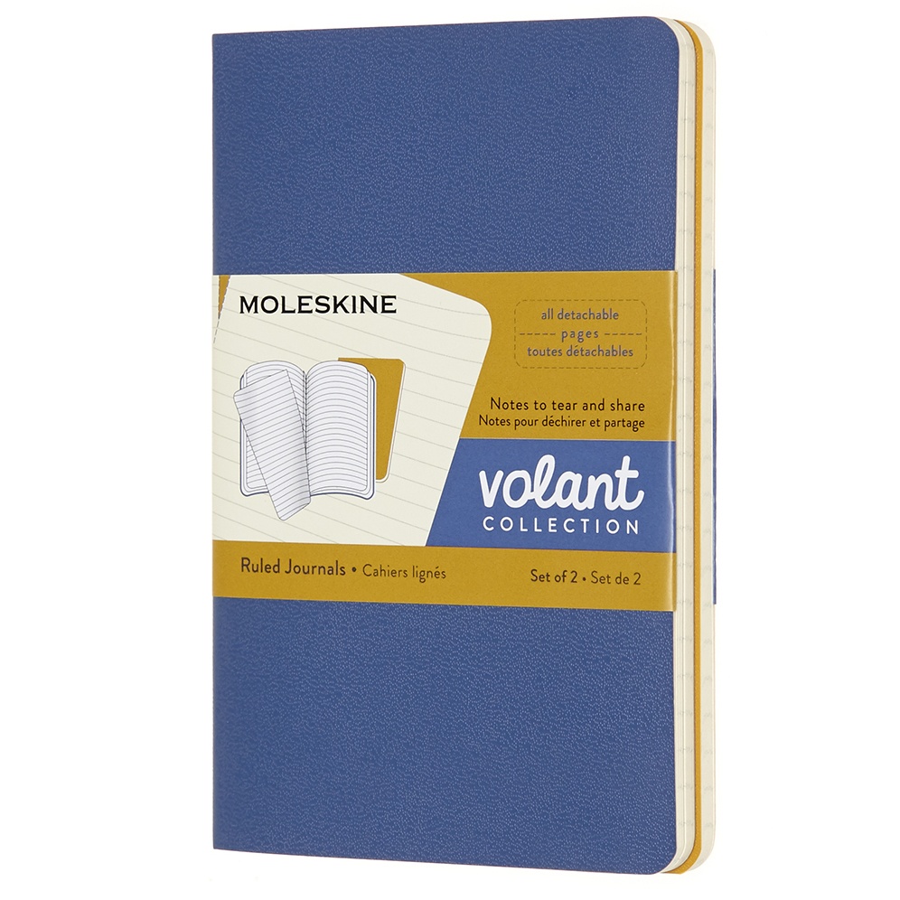 Volant Pocket Blå/Gul i gruppen Papir & Blok / Skriv og noter / Skriveblokke og hæfter hos Pen Store (100343_r)
