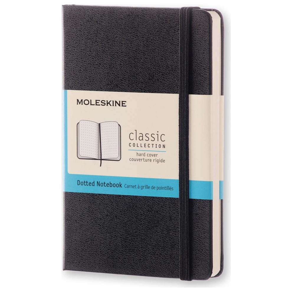 Classic Hardcover Pocket Sort i gruppen Papir & Blok / Skriv og noter / Notesbøger hos Pen Store (100349_r)