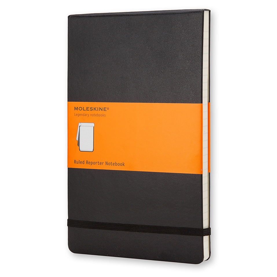Reporter Hardcover Pocket Sort Ruled i gruppen Papir & Blok / Skriv og noter / Notesbøger hos Pen Store (100374)