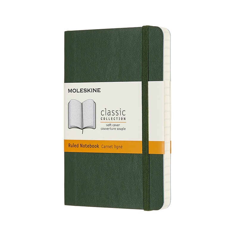Classic Soft Cover Pocket Myrtle Green i gruppen Papir & Blok / Skriv og noter / Notesbøger hos Pen Store (100395_r)