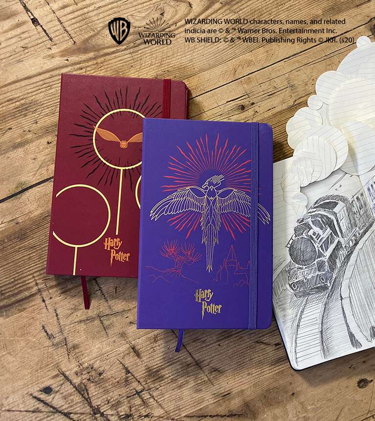 Hardcover Large Harry Potter Violet i gruppen Papir & Blok / Skriv og noter / Notesbøger hos Pen Store (100399)