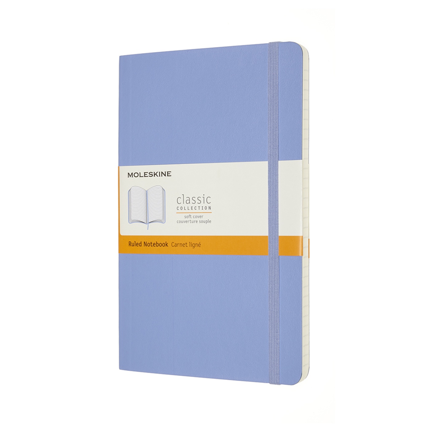 Classic Soft Cover Large Hydrangea Blue i gruppen Papir & Blok / Skriv og noter / Notesbøger hos Pen Store (100410_r)