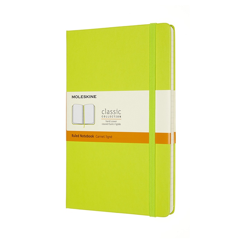 Classic Hardcover Large Lemon Green i gruppen Papir & Blok / Skriv og noter / Notesbøger hos Voorcrea (100414_r)