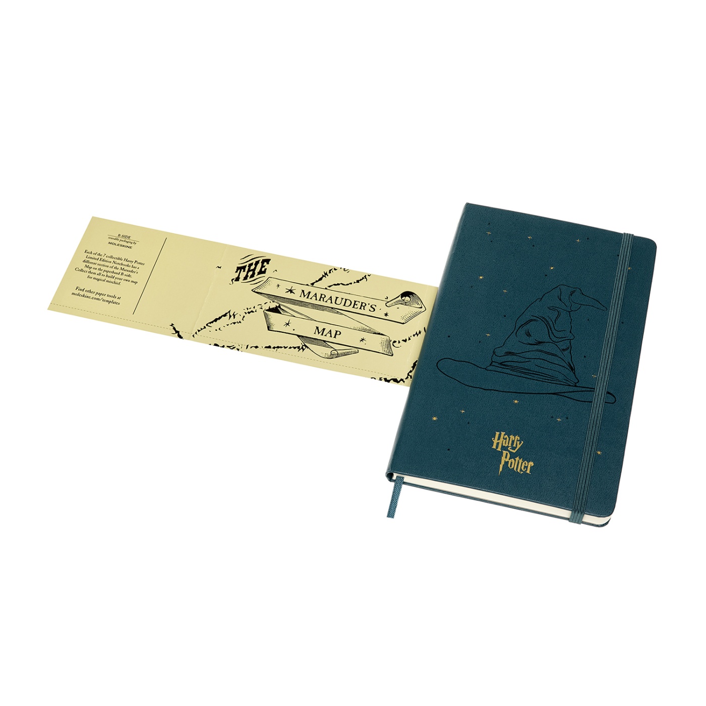 Hardcover Large Harry Potter Green i gruppen Papir & Blok / Skriv og noter / Notesbøger hos Pen Store (100464)