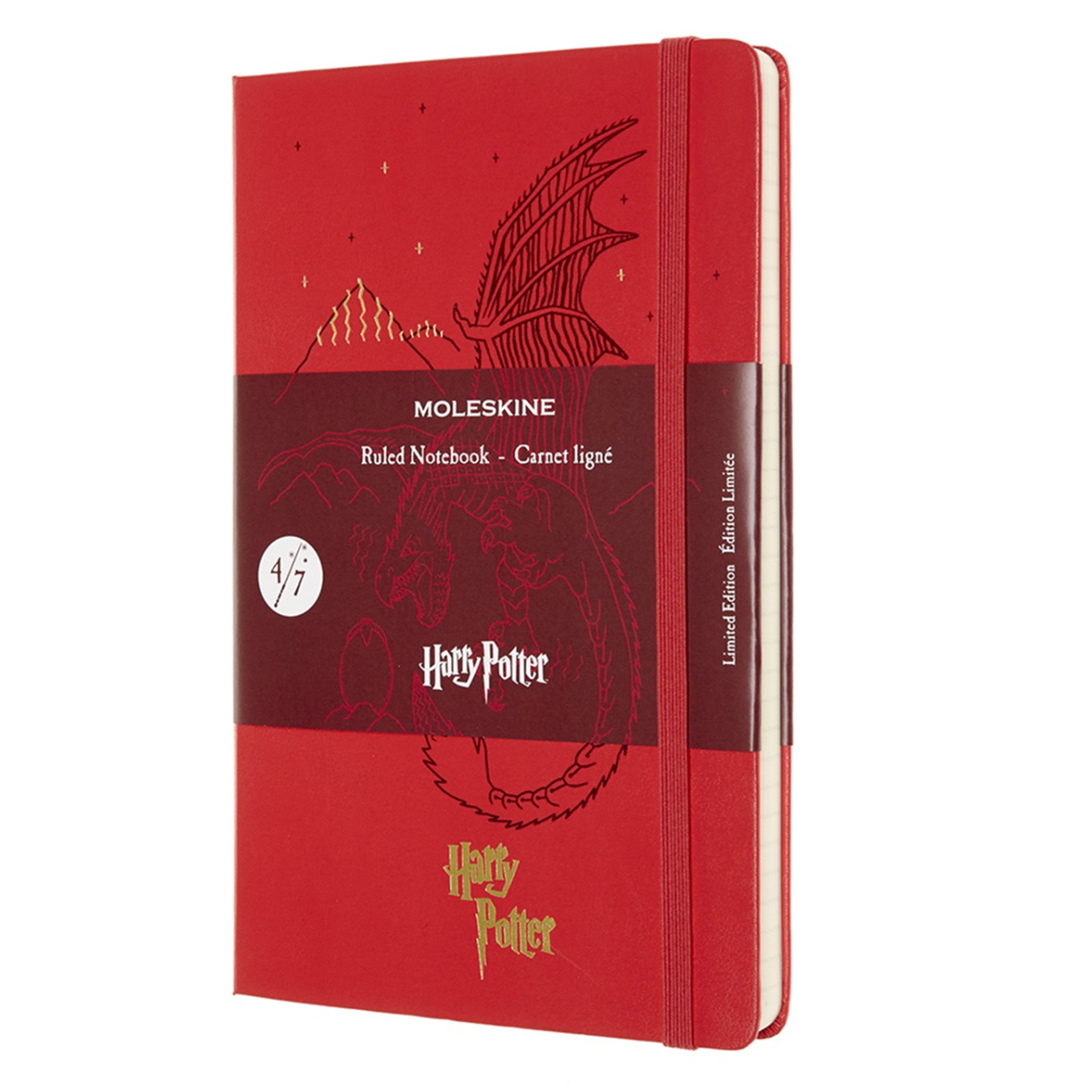 Hardcover Large Harry Potter Red i gruppen Papir & Blok / Skriv og noter / Notesbøger hos Pen Store (100467)