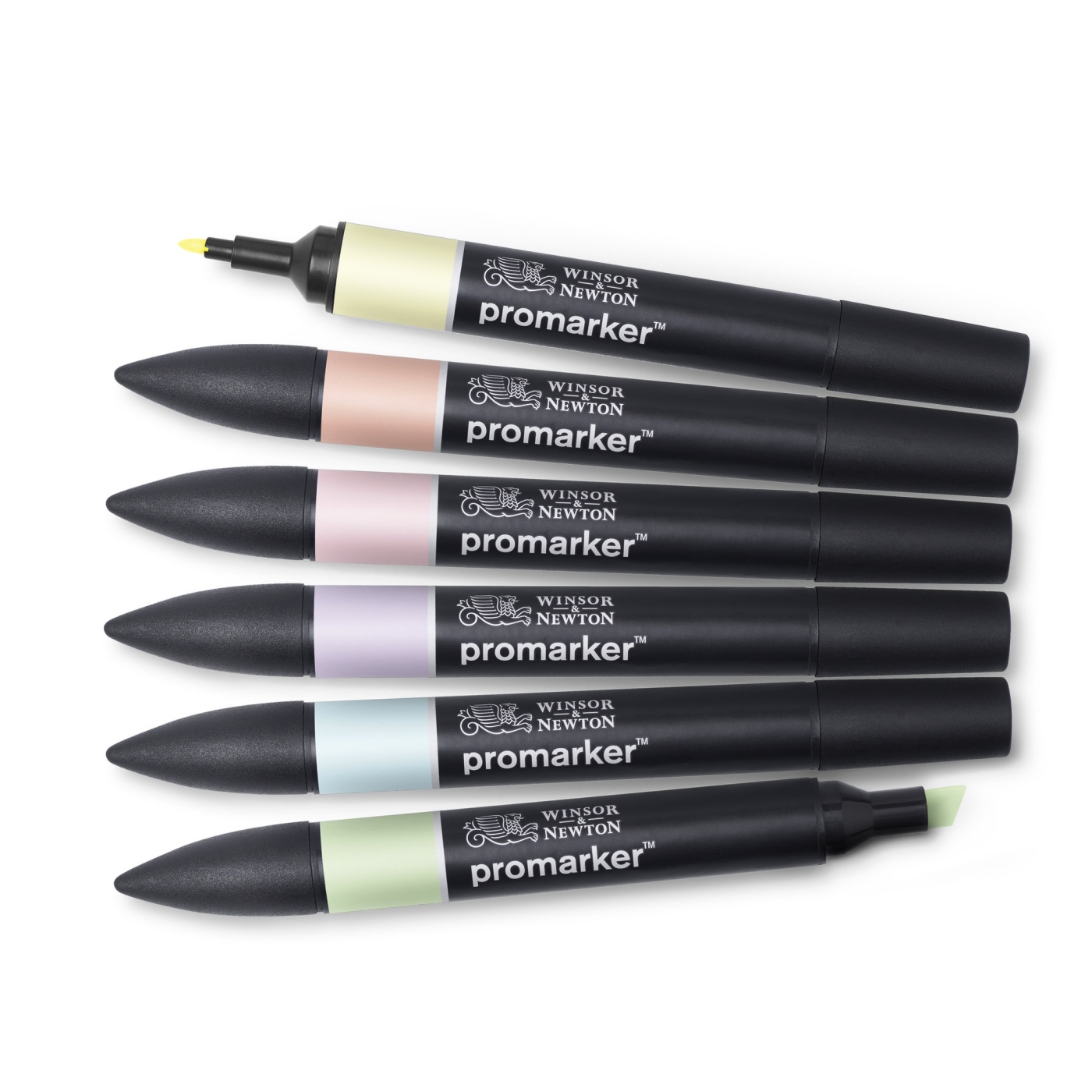 ProMarker sæt 6 stk Pastel tones i gruppen Penne / Kunstnerpenne / Illustrationmarkers hos Pen Store (100539)